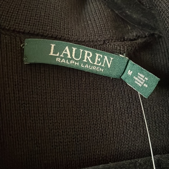 NEW with flaw, Ralph Lauren knit blazer black classic staple business casual - Picture 2 of 9